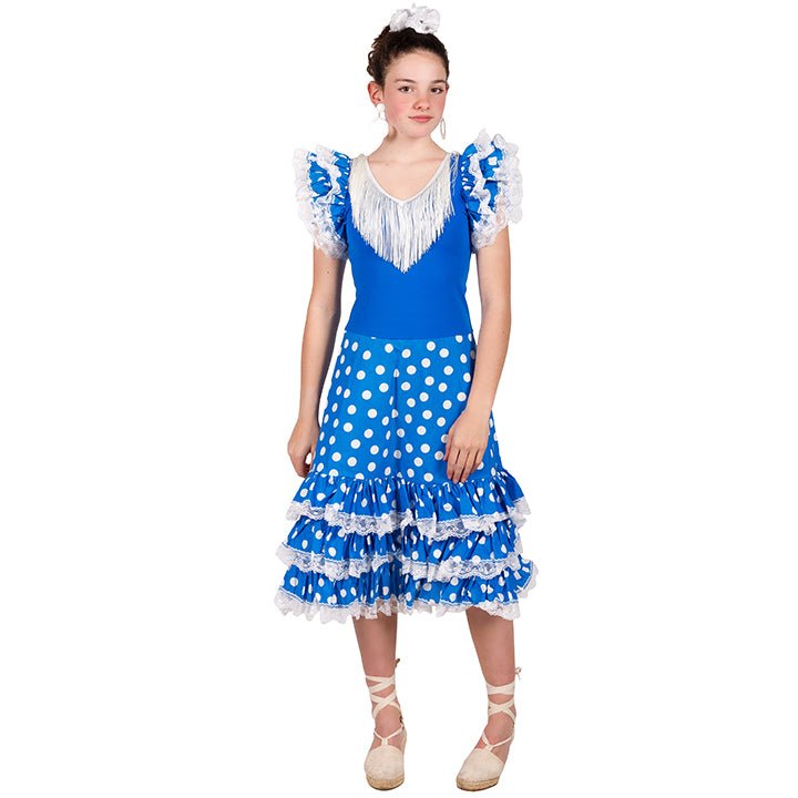 Kurzes Flamenco Kleid Kostüm für Mädchen