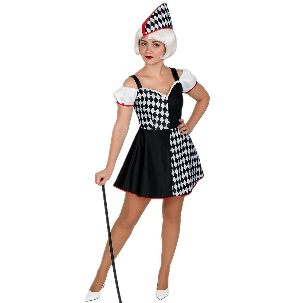 Harlekinkostüm - Damenkleid
