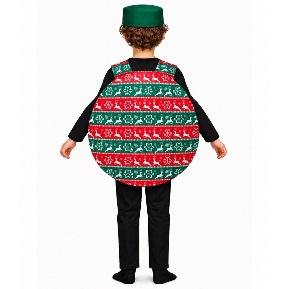 Rentier-Weihnachtskugel-Kostüm für Kinder