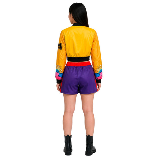 Lila K-Pop-Sängerin-Kostüm eco für Damen