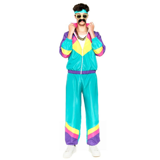 80er-Retro-Trainingsanzug-Kostüm für Erwachsene
