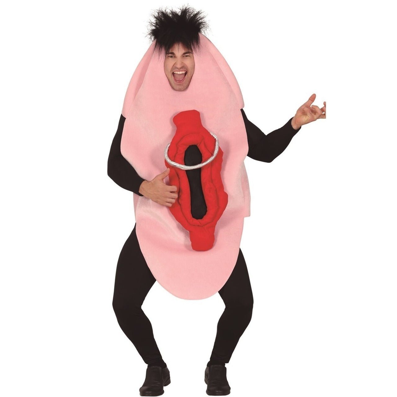 Piercing-Vagina-Kostüm für Erwachsene