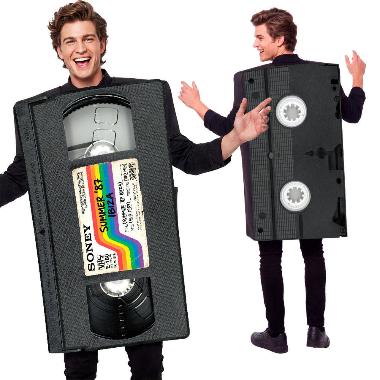 VHS-Kassetten-Kostüm für Erwachsene