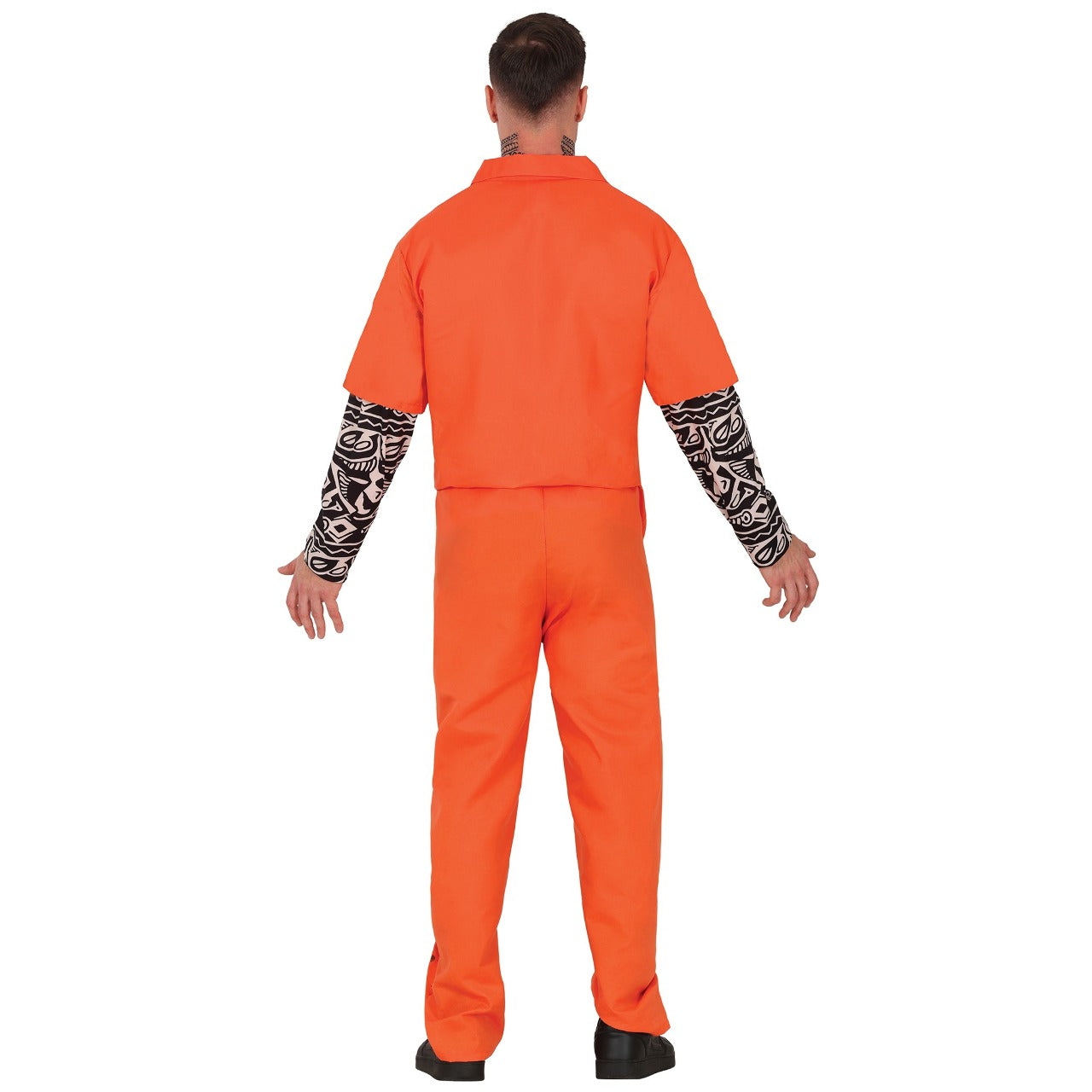 Amerikanisches Sträflingskostüm Tattoos für Erwachsene