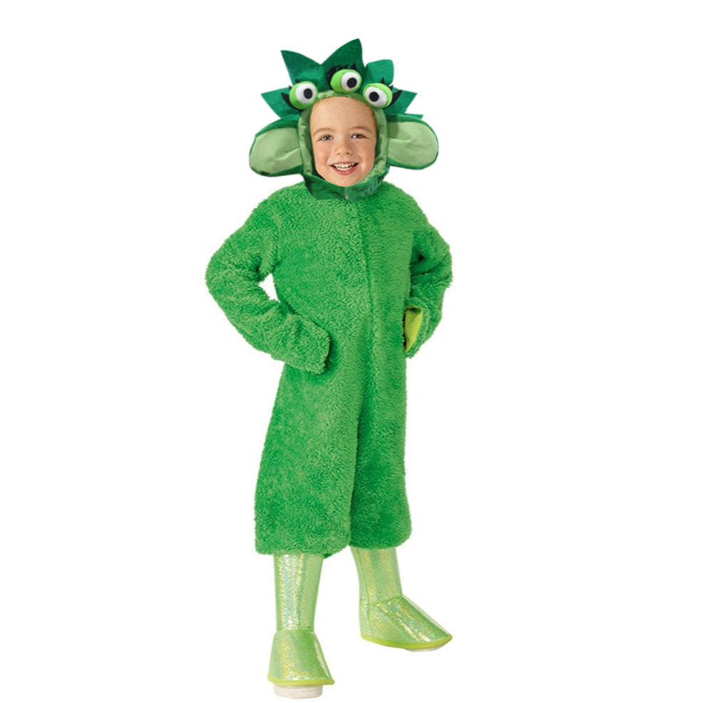 3-äugige Alien-Kostüm für Baby