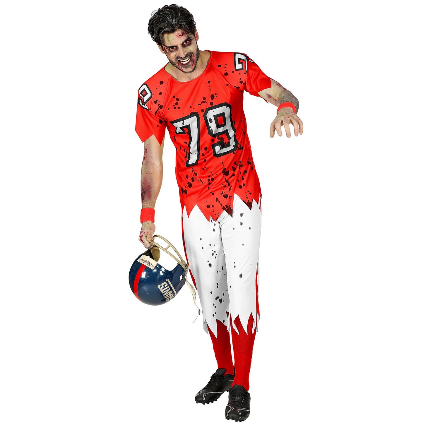 Zombie-Rugbyspieler-Kostüm für Erwachsene