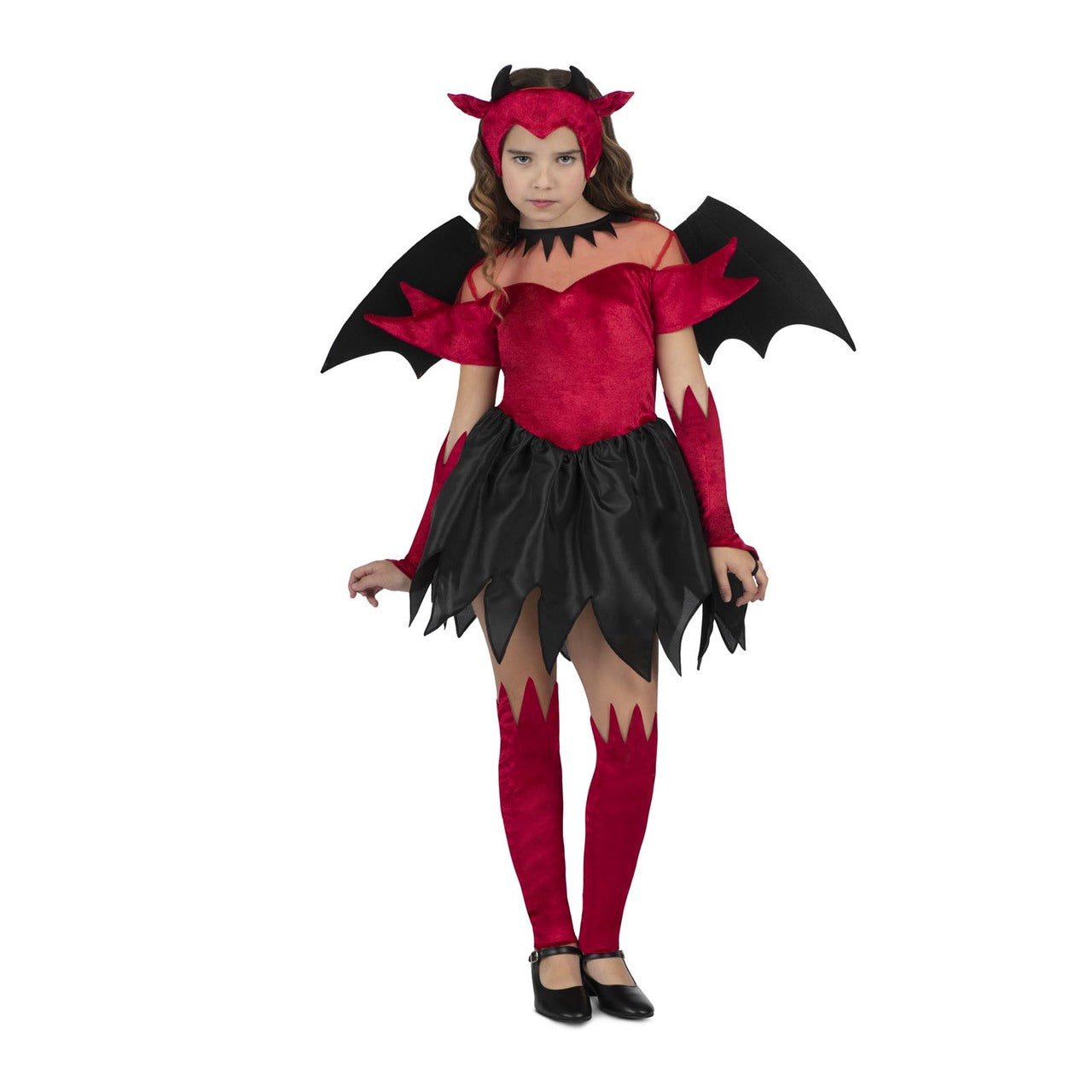 Roter Teufel Flügel Kostüm für Mädchen