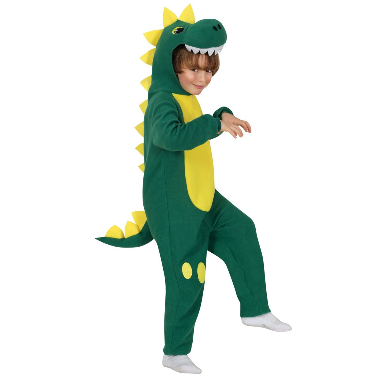 Grünes Furchterregendes Dinosaurier-Kostüm für Kinder