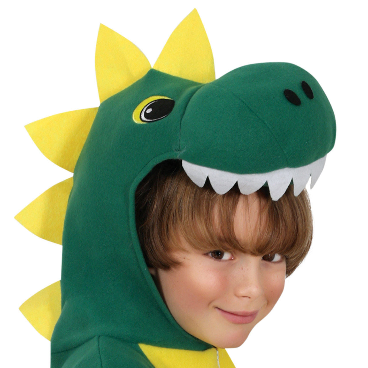 Grünes Furchterregendes Dinosaurier-Kostüm für Kinder