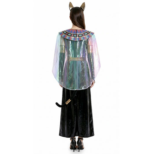 Ägyptisches Bastet-Göttinnenkostüm für Damen