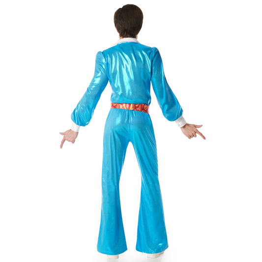 70er-Jahre Disco-Kostüm mit Blumen für Herren