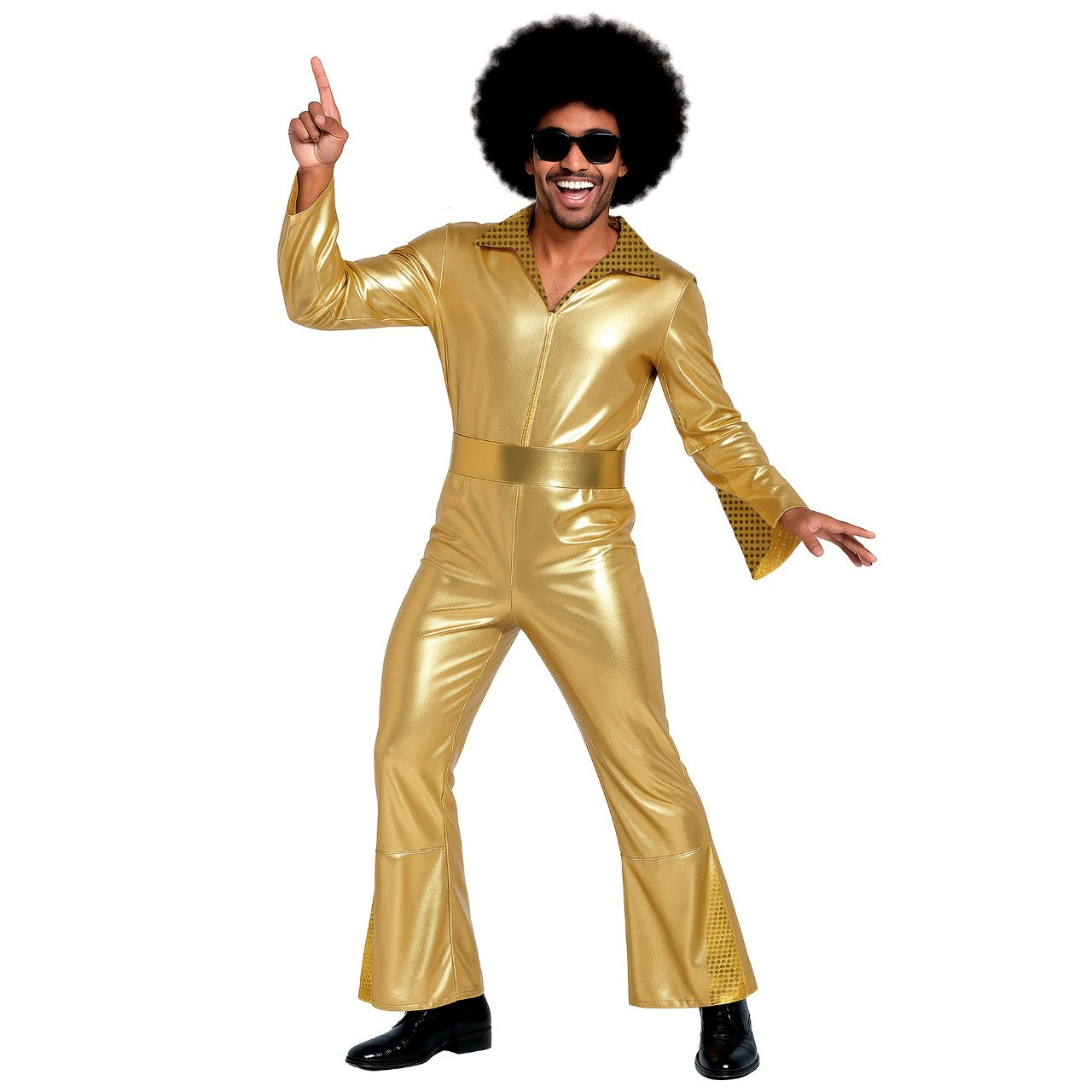 Goldenes Disco-Kostüm für Herren