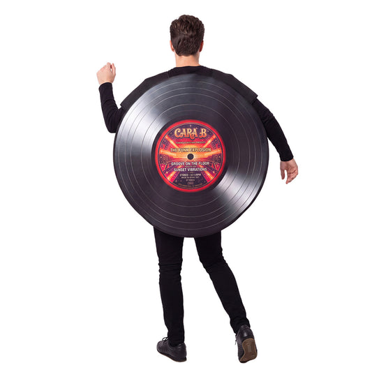 Vinyl-Schallplatten-Kostüm für Erwachsene