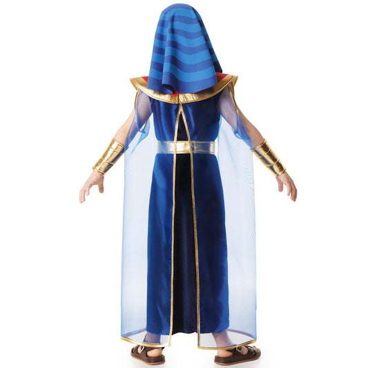 Blaues ägyptisches Pharao-Kostüm für Jungen