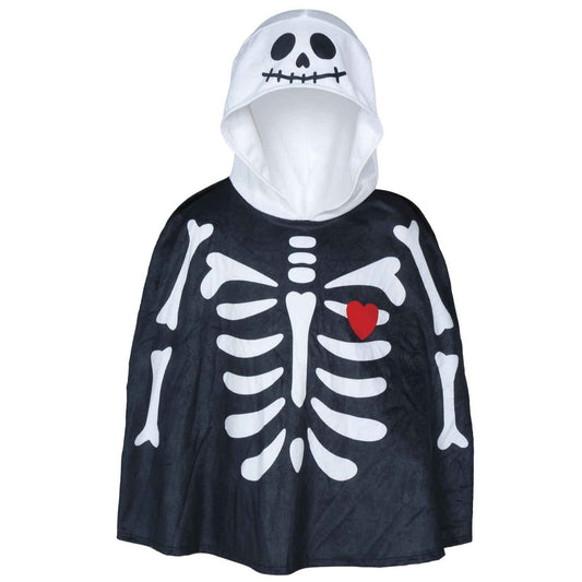 Skelett Poncho Kostüm für Baby