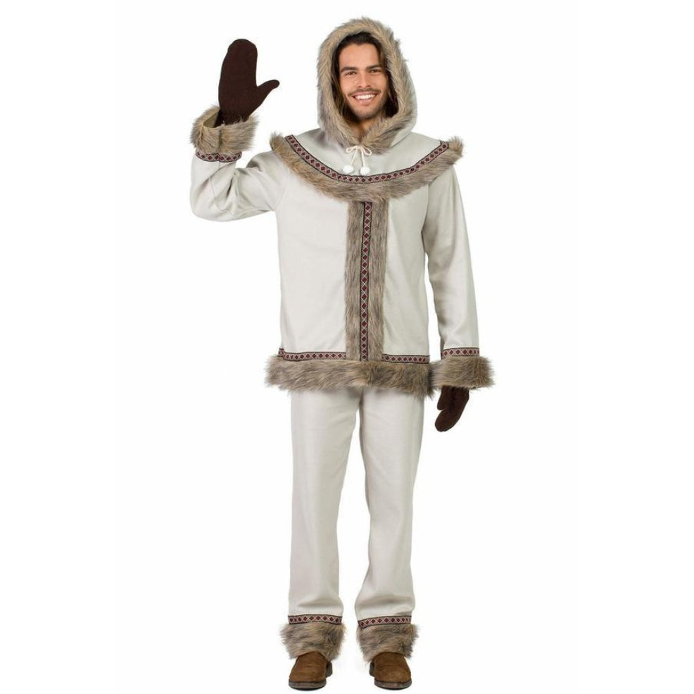 Arktisches-Eskimo-Kostüm für Herren
