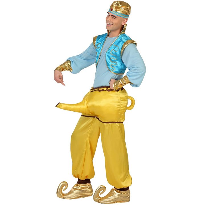 Genie Kostüm mit Magic Lampe für Herren