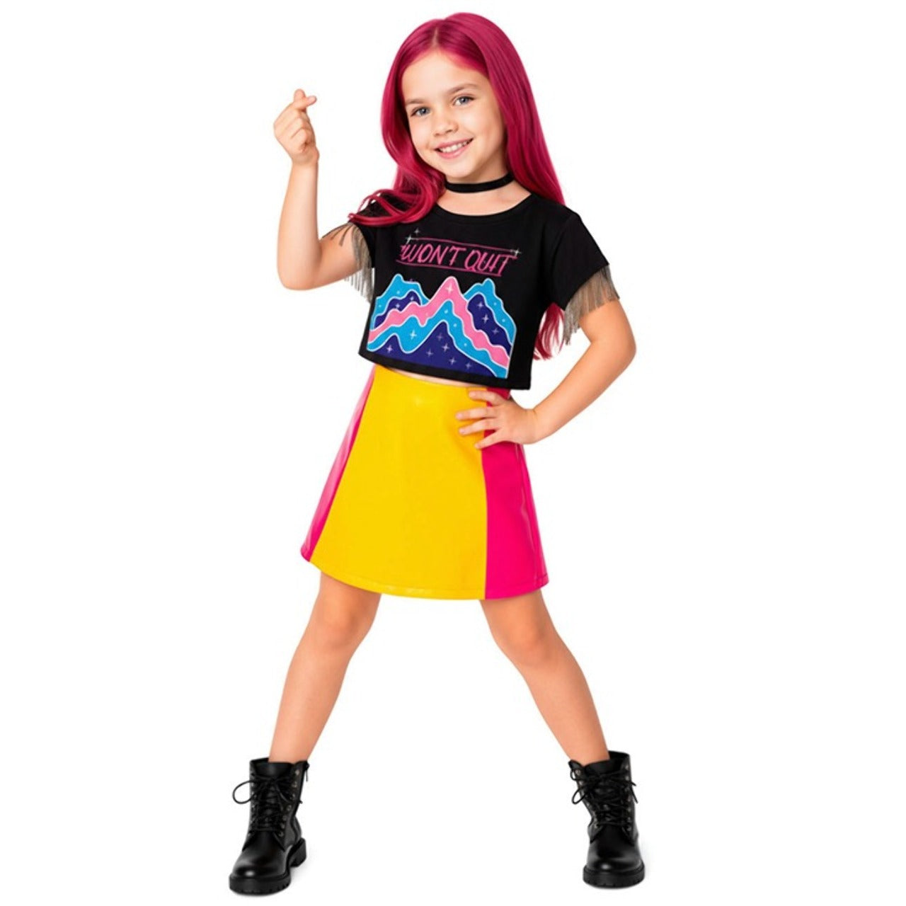 K-Pop Kriegerin Kostüm Mira Hunters für Mädchen