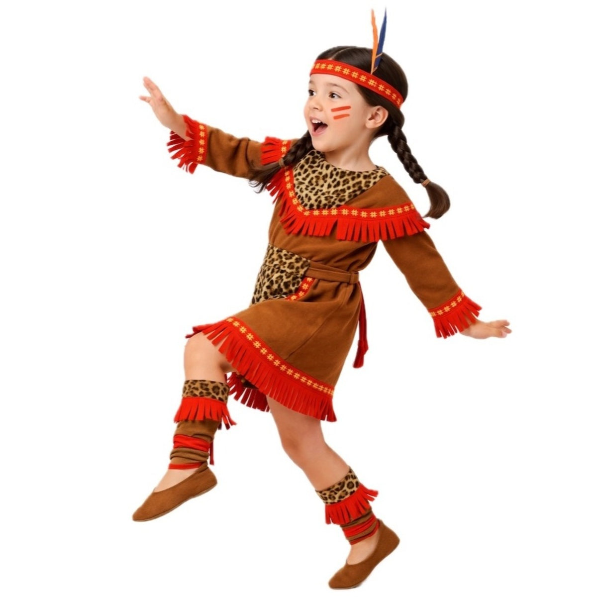 Comanche-Indianerin-Kostüm für Babys