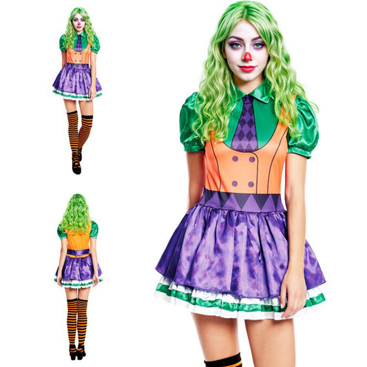 Lustiges Joker-Kostüm für Damen