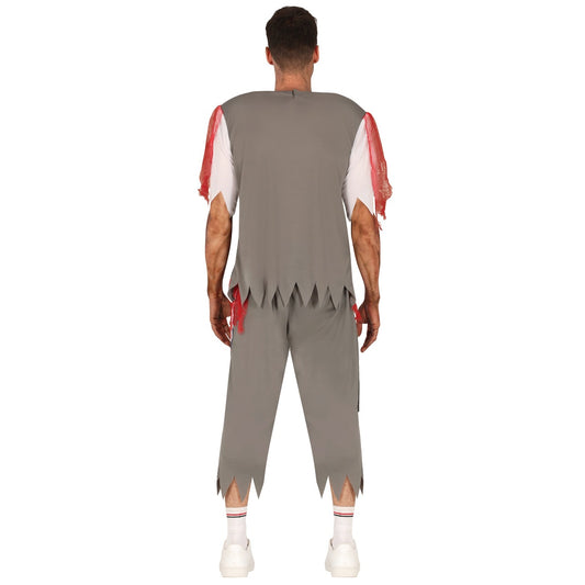 Rugby-Zombie-Brains-Spieler-Kostüm für Herren