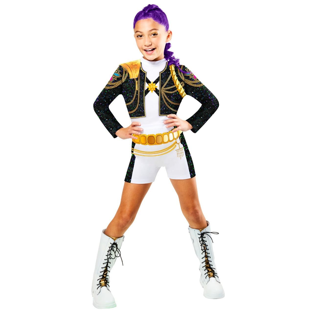 K-Pop™ Rumi Golden Classic Kostüm für Mädchen