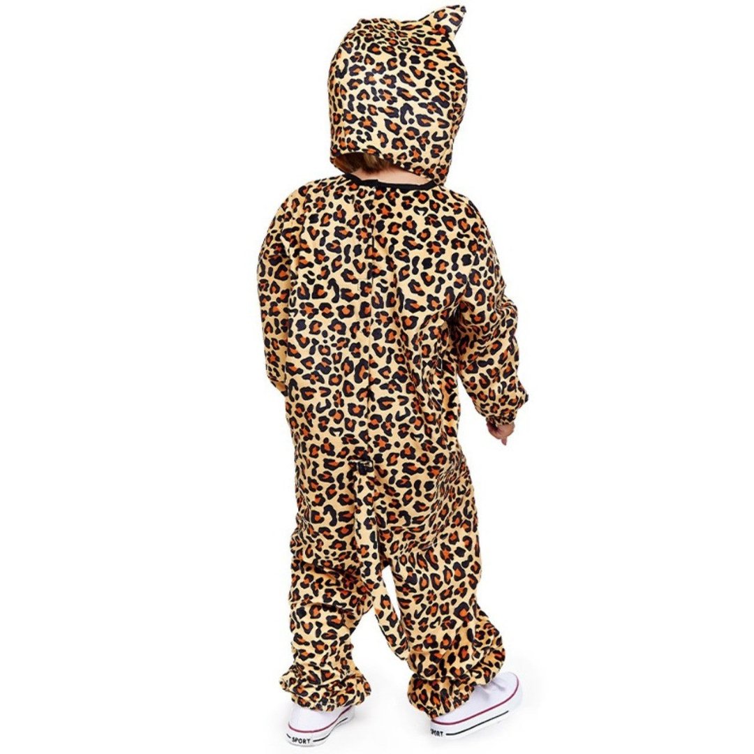 Leoparden-Schnurrbart Kostüm für Kinder