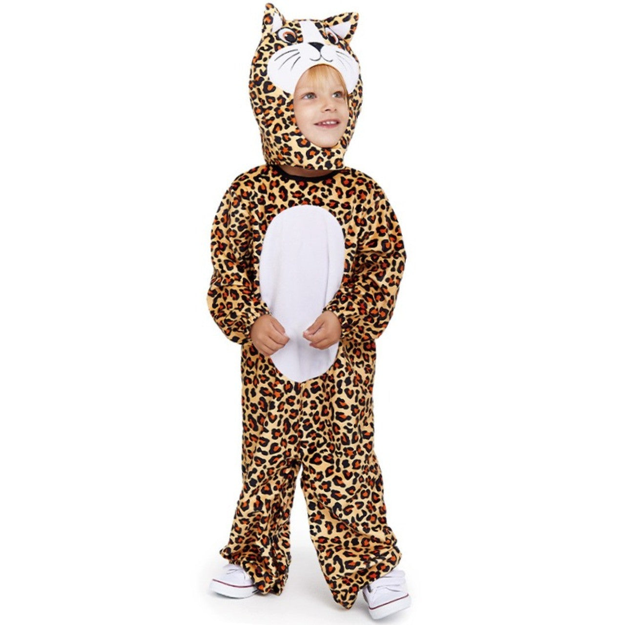 Leoparden-Schnurrbart Kostüm für Kinder