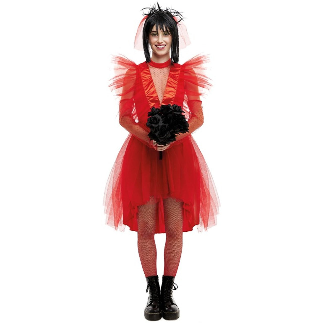 Rotes Lydia Braut-Kostüm für Damen