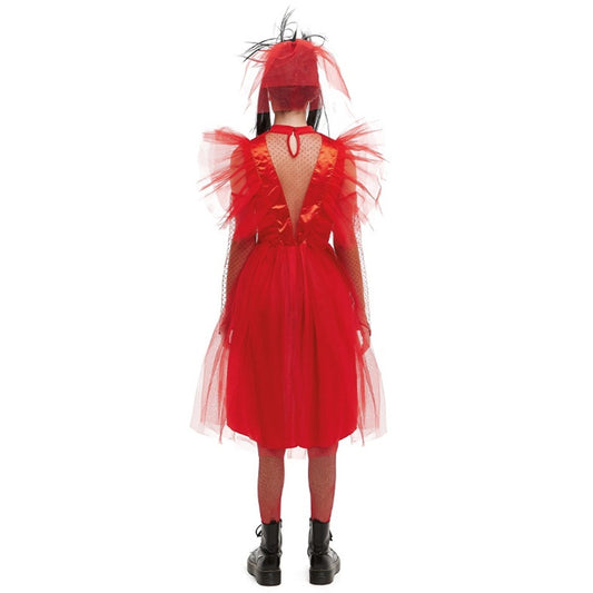 Rotes Lydia Braut-Kostüm für Damen