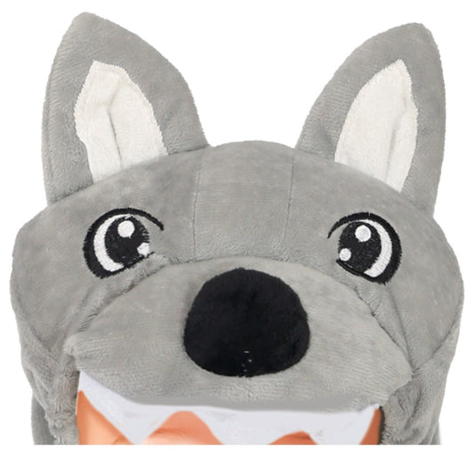 Graues Wolfskostüm für Baby