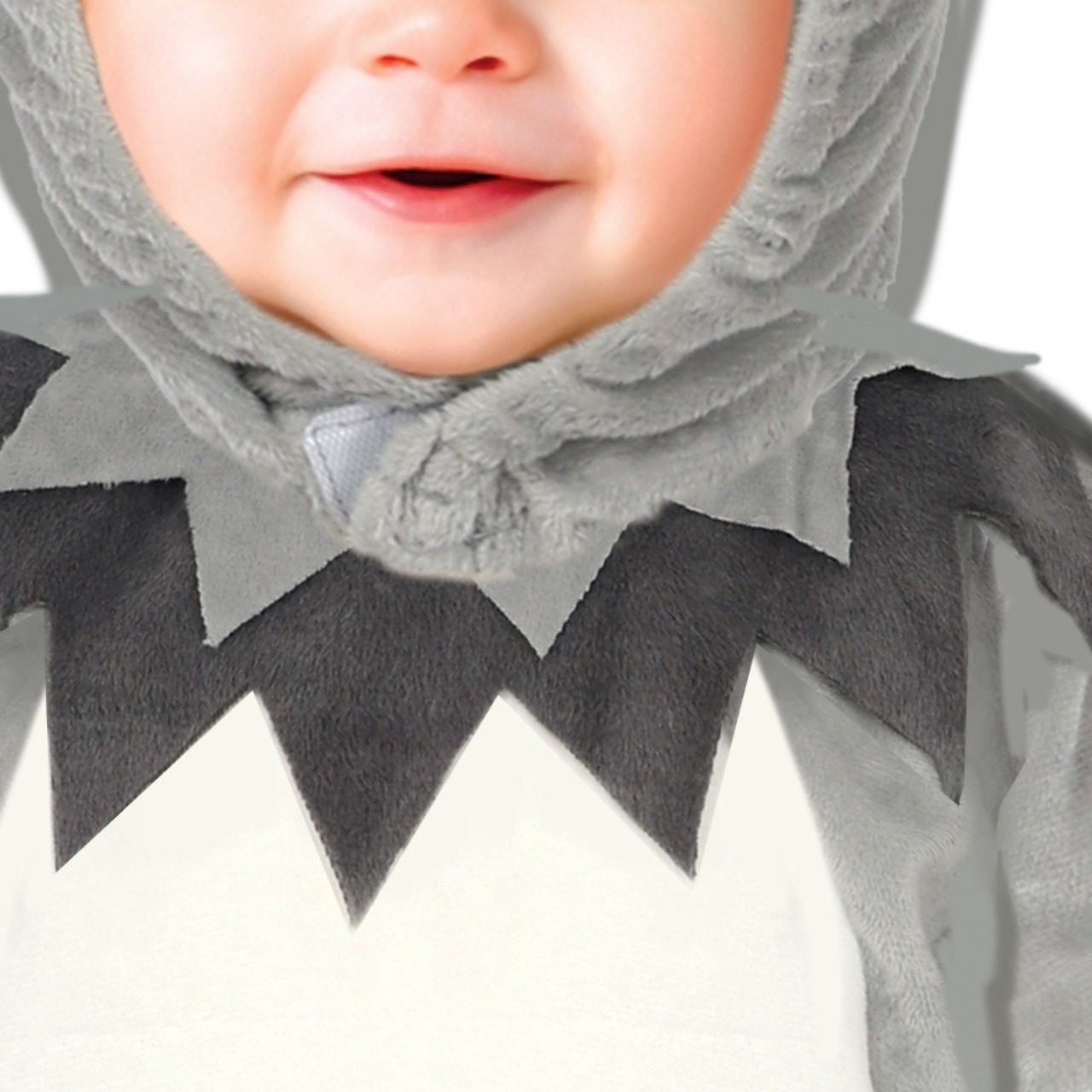 Graues Wolfskostüm für Baby