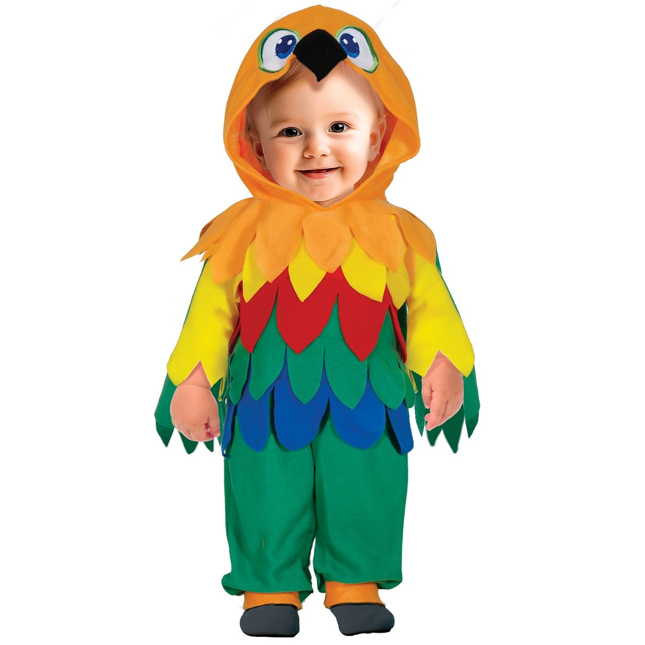 Buntes Papagei Kostüm für Baby