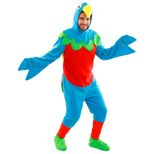 Buntes Papagei-Kostüm für Erwachsene