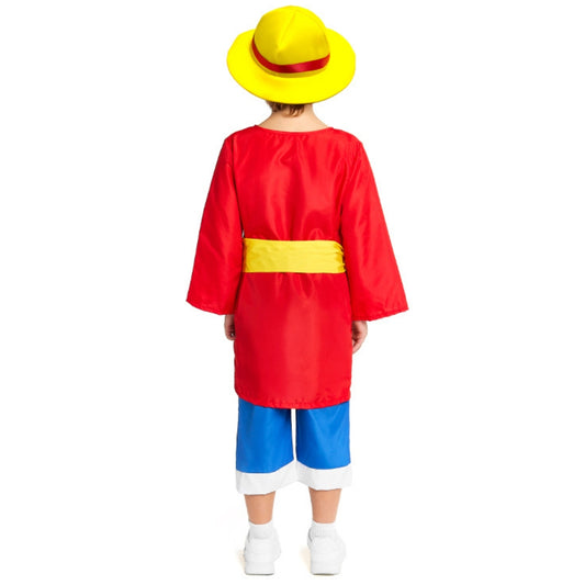 Luffy-One-Piece-Abenteurer-Kostüm für Kinder
