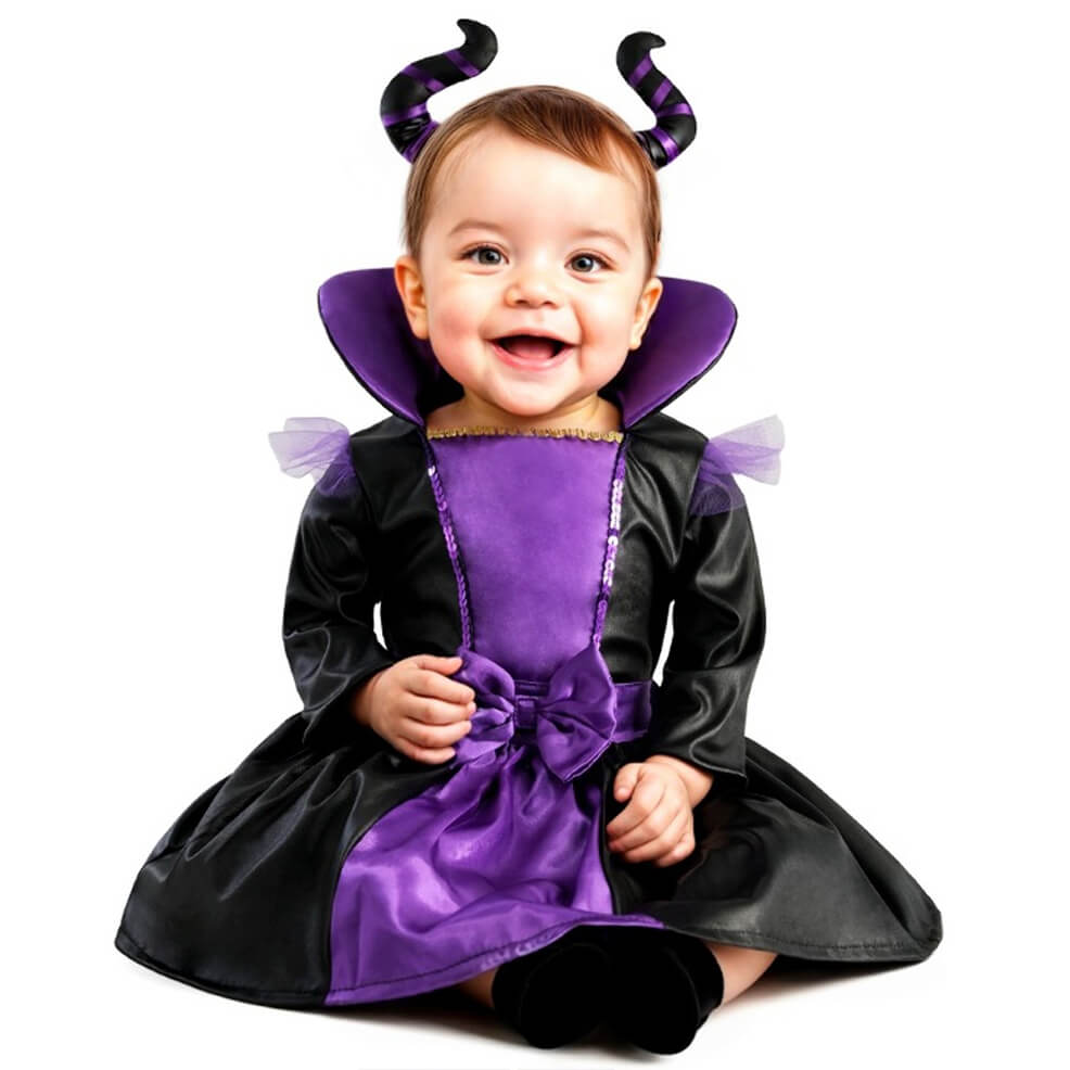 Maleficient-Hexe Kostüm für Baby
