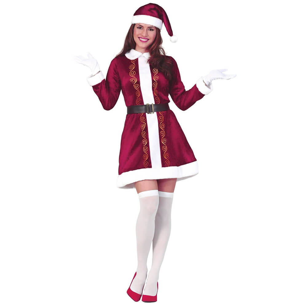 Weihnachtsfrau Kostüm Eleganz für Damen