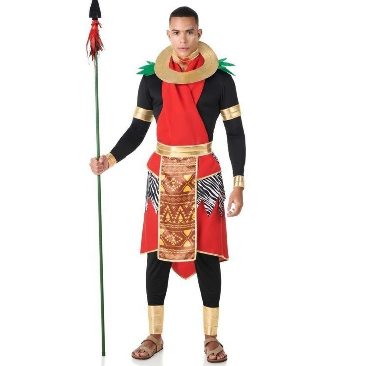 Afrikanisches Massai Kostüm für Herren