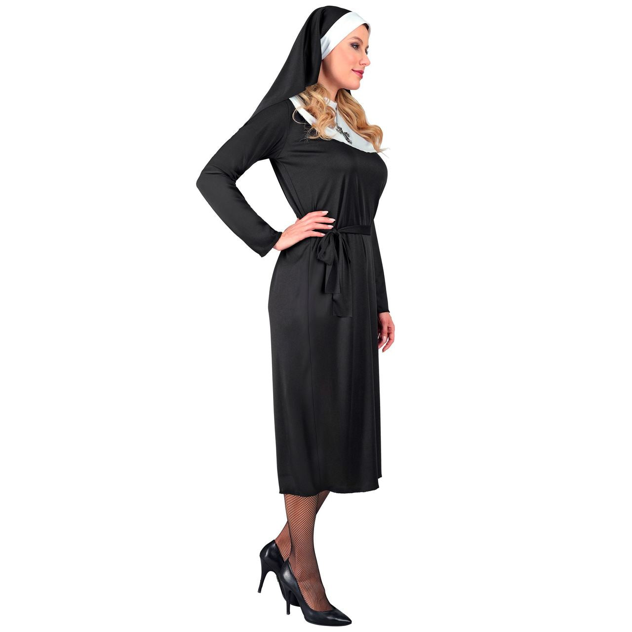 Andächtiges Nonnen-Kostüm für Damen
