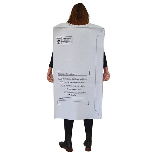 Verkleidung als Strafzettel für Erwachsene