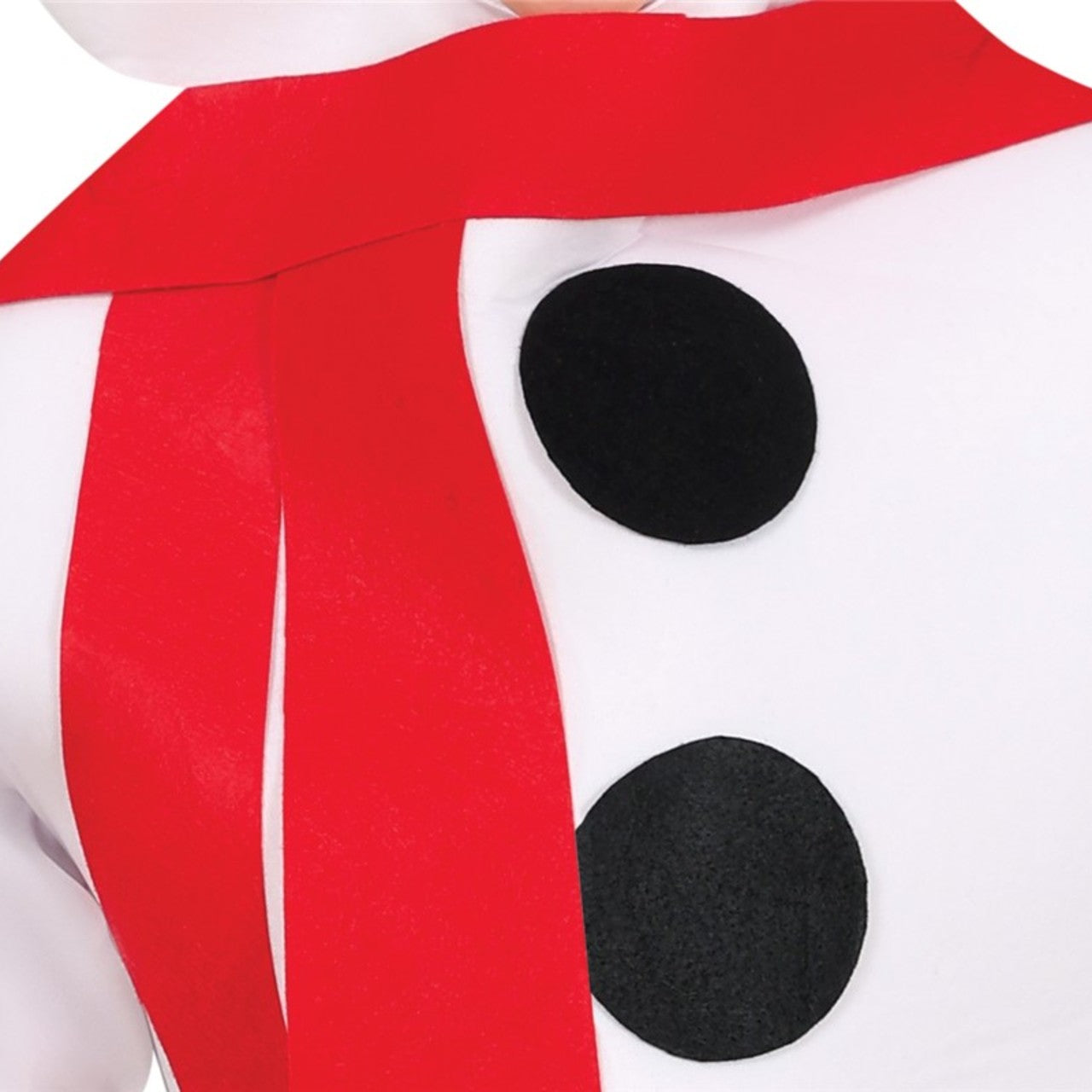 Weißes Schneemann-Kostüm für Kinder