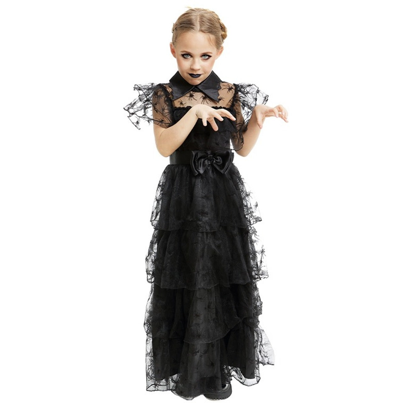 Sinister Girl Party Spinnen Kostüm für Mädchen