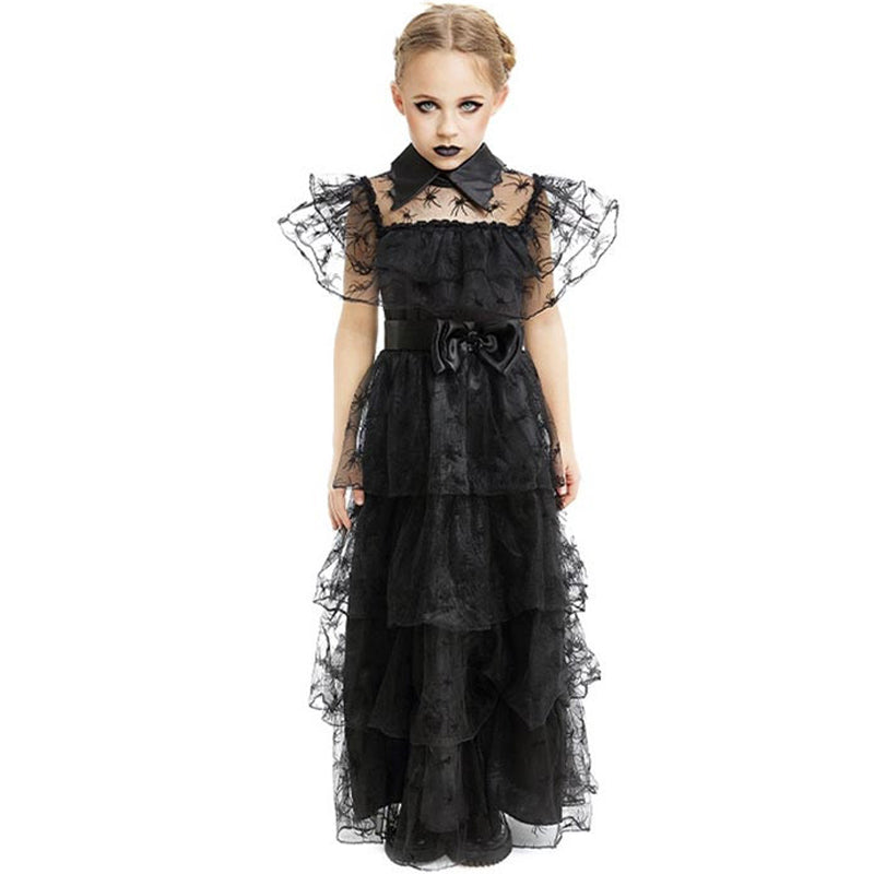 Sinister Girl Party Spinnen Kostüm für Mädchen