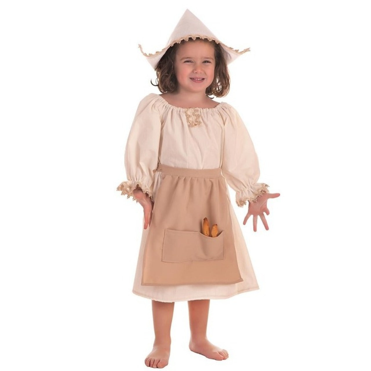 Bäcker Müller Kostüm für Mädchen