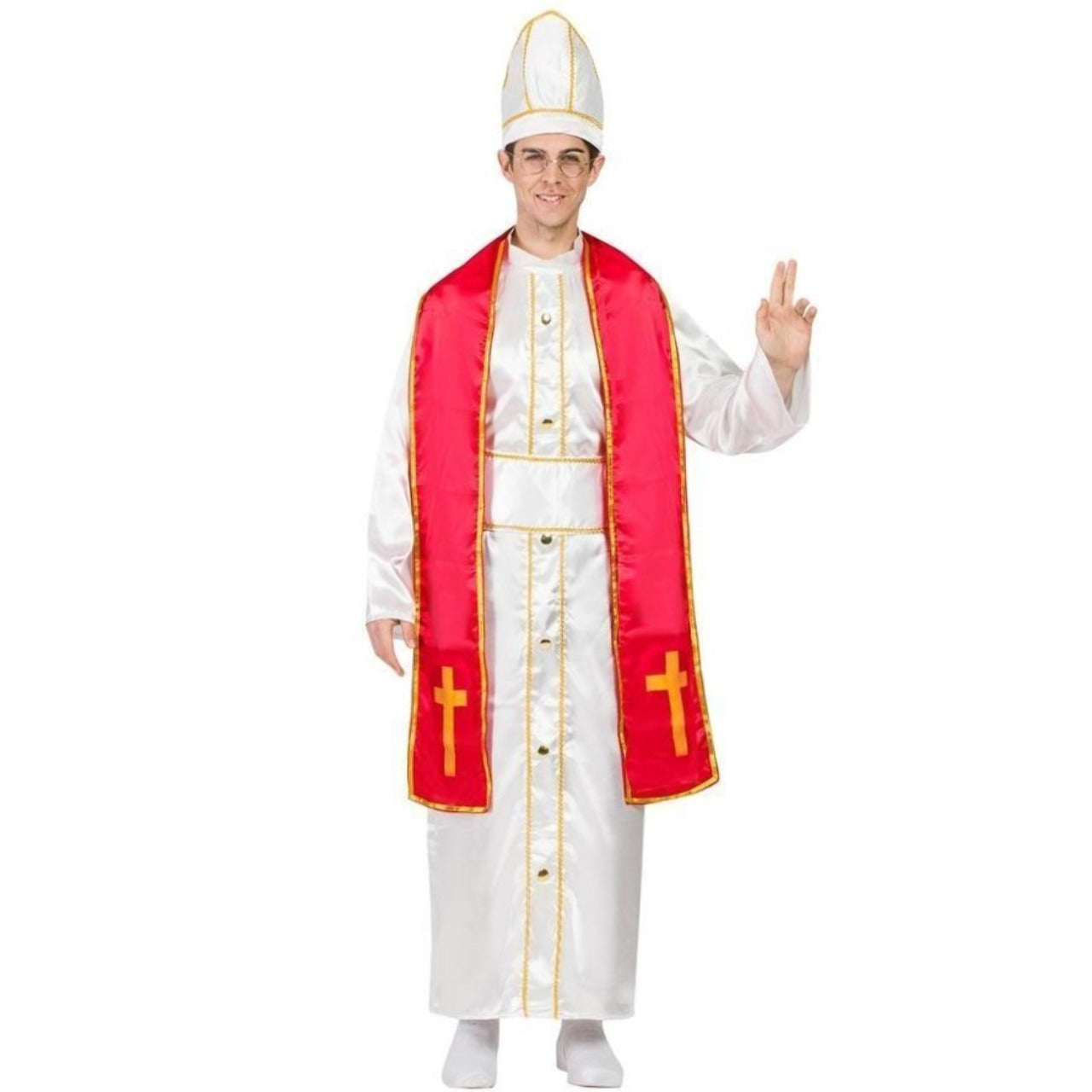 Papst Leo XIV. Kostüm für Erwachsene