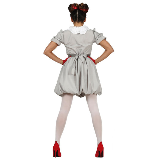 Erschreckendes Clownkostüm für Damen