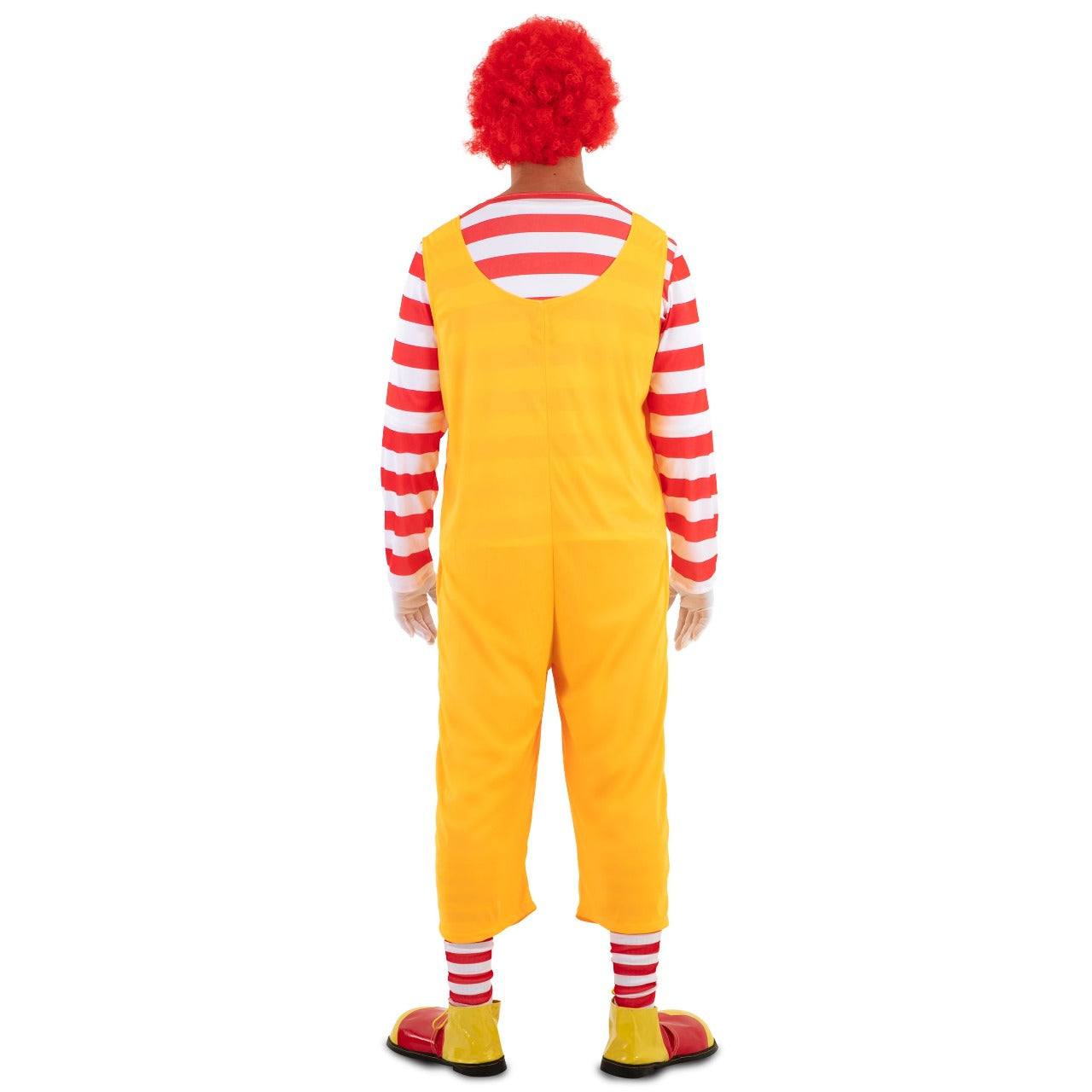 Gelbes Burger-Clown-Kostüm für Erwachsene