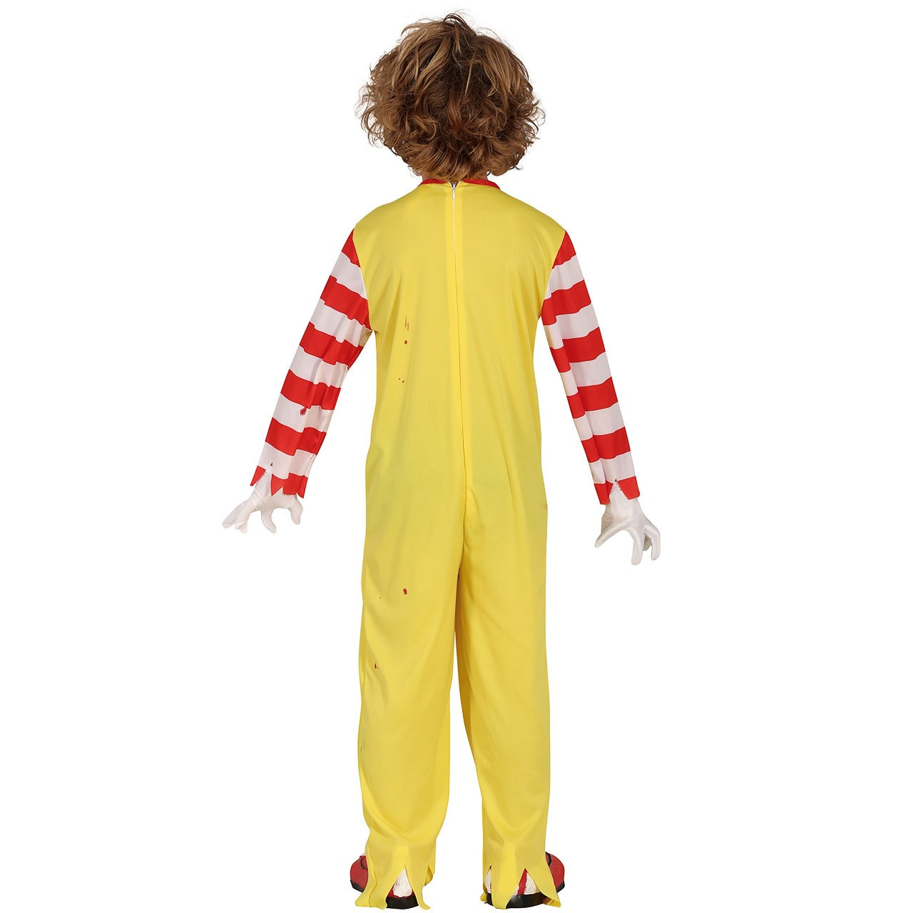 Blutiger Burger-Clown-Kostüm für Kinder