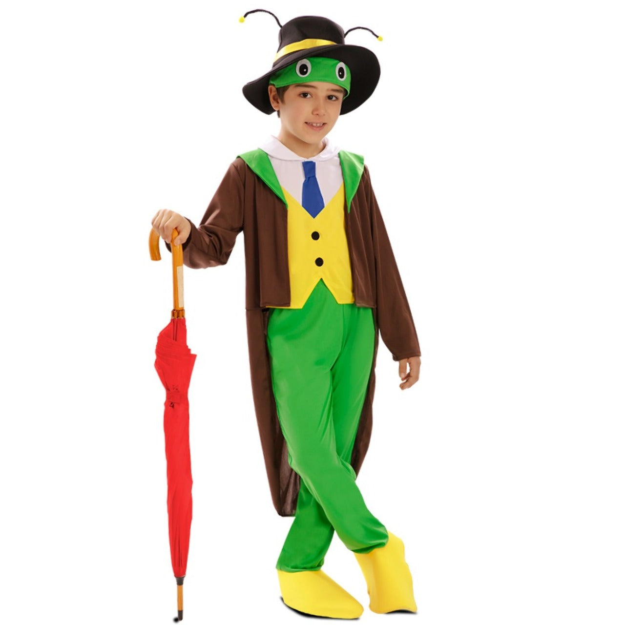 Lustiges Jiminy Cricket Kostüm für Jungen