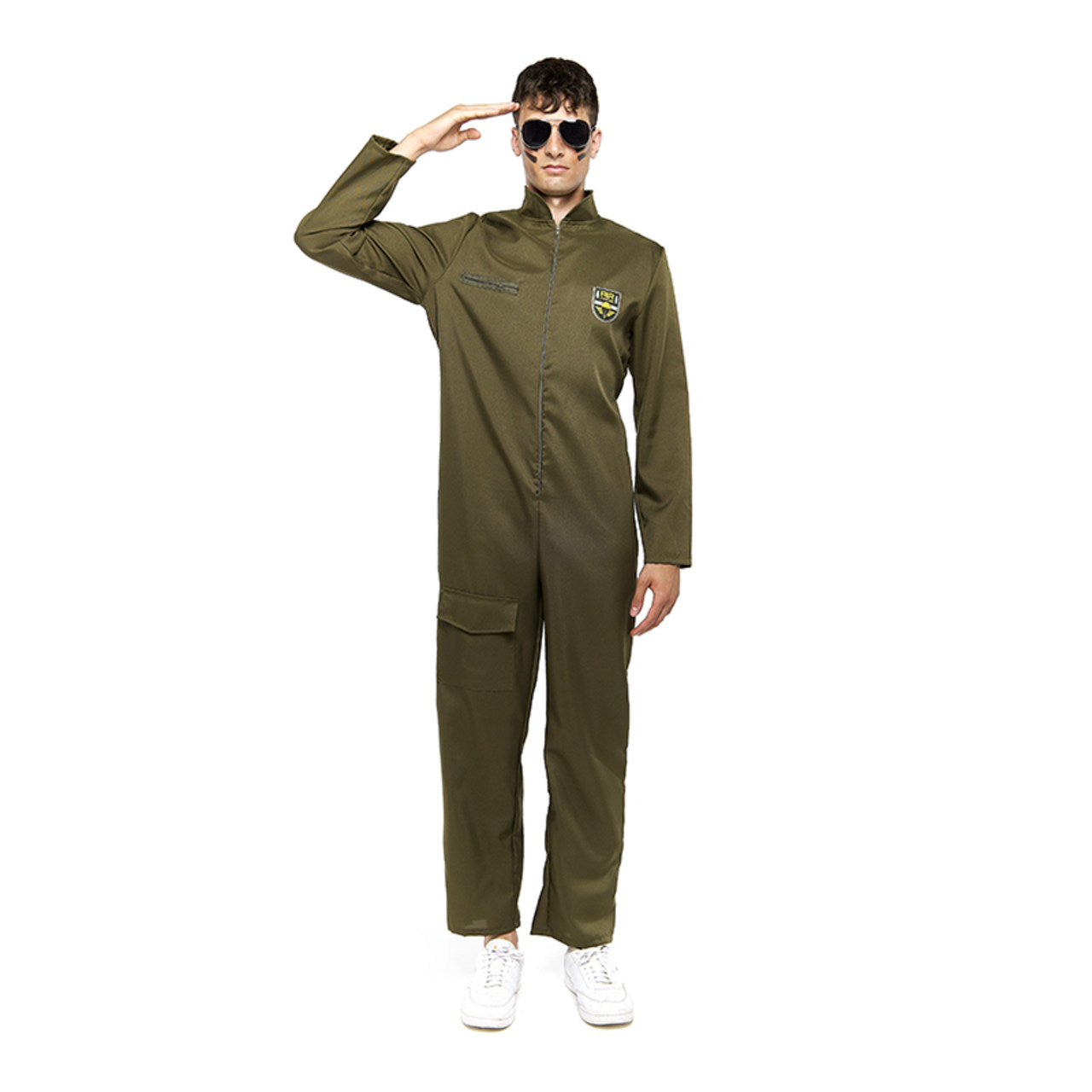 Kampfjet-Piloten-Eco-Kostüm für Erwachsene